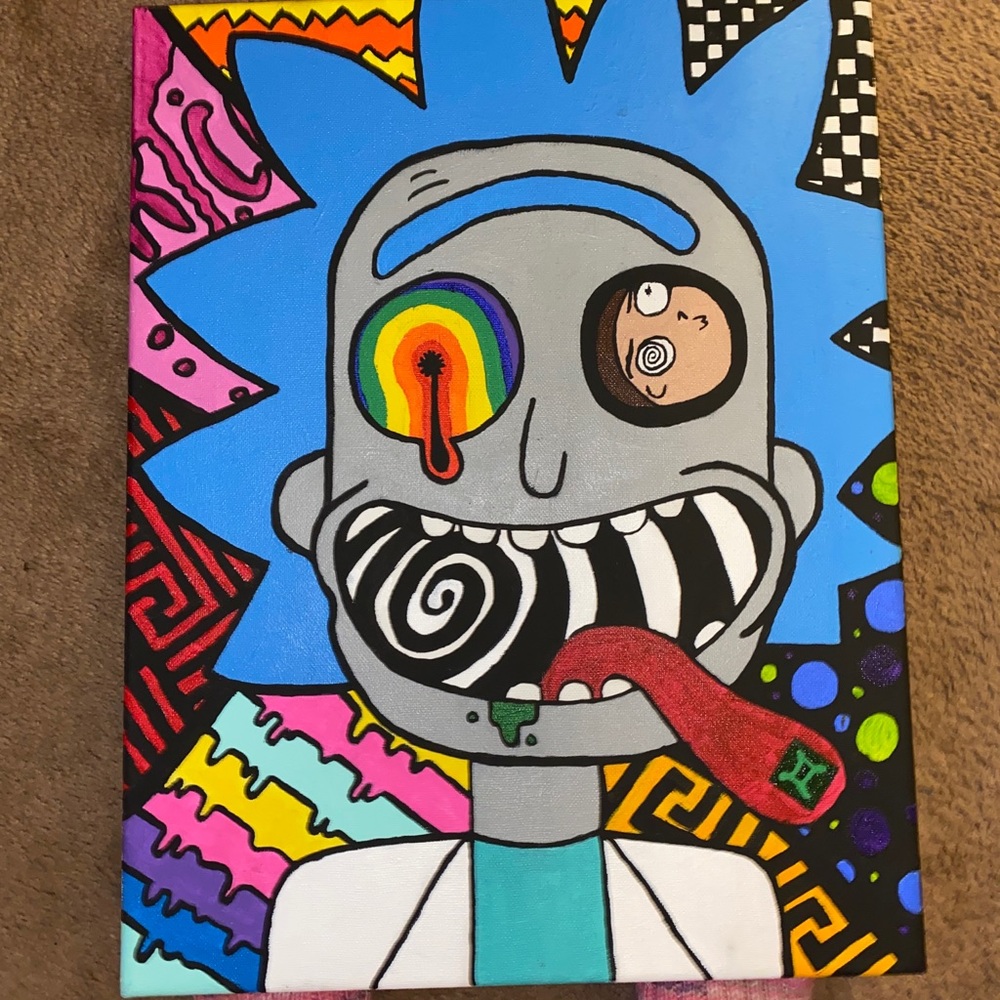 Rick & Morty Painting